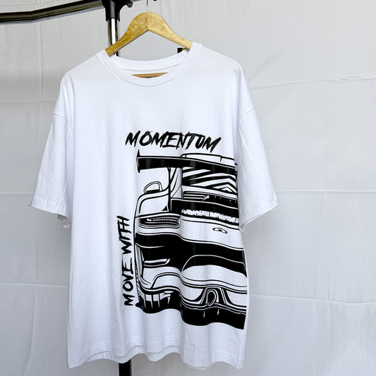 Camiseta oversize Momentum Blanca