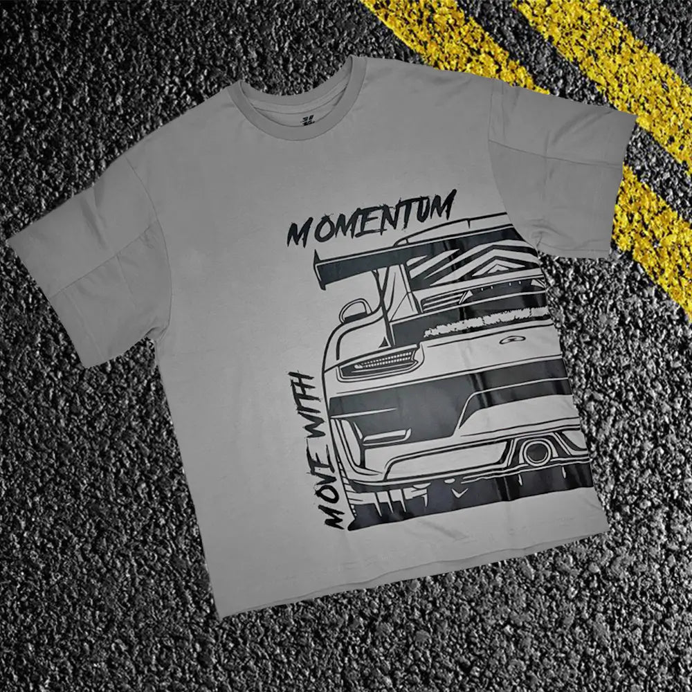 Camiseta oversize Momentum Gray